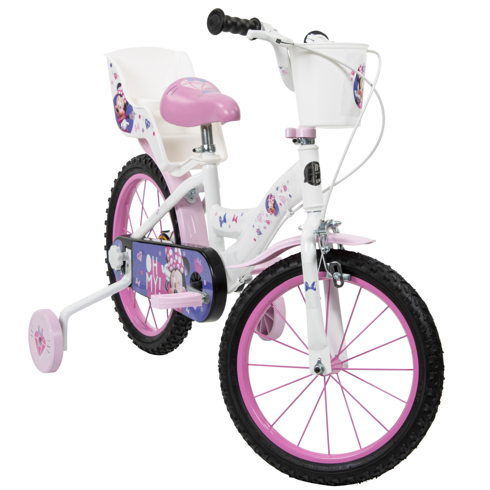 Bicicleta Huffy Minnie 16" cu accesorii incluse