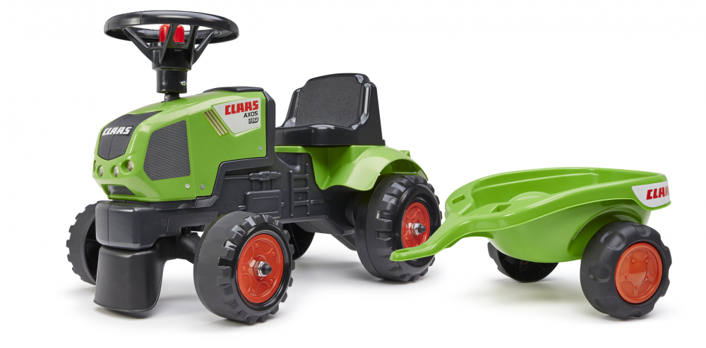 Tractor Falk Claas Axos cu Remorca pentru Copii