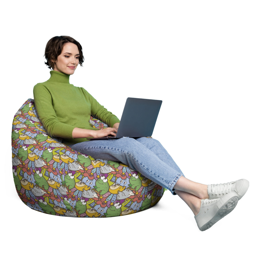 Husa Puf Para XL Updeco, Model Broscute - imagine 4