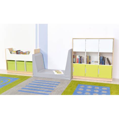 Saltea Gri Moje Bambino pentru Dulap Quadro Casuta - imagine 3