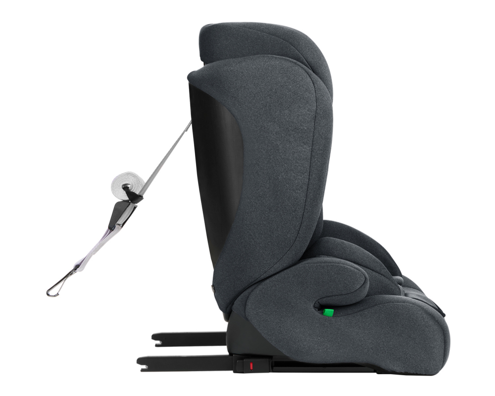 KikkaBoo i-Cross i-SIZE, ISOFIX, Gri Închis - imagine 4