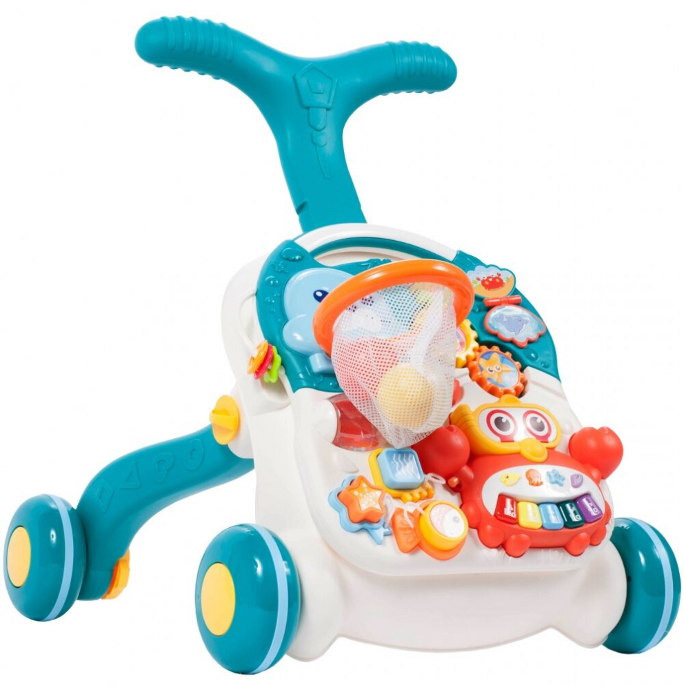 Antepremergator Malplay 2in1 cu Pian și Activități - imagine 4