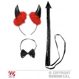Set Diavol Negru Widmann | Costum Halloween