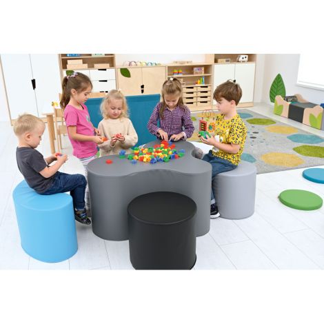 Set Masa si Scaune Puf Moje Bambino | Gradinita - imagine 11