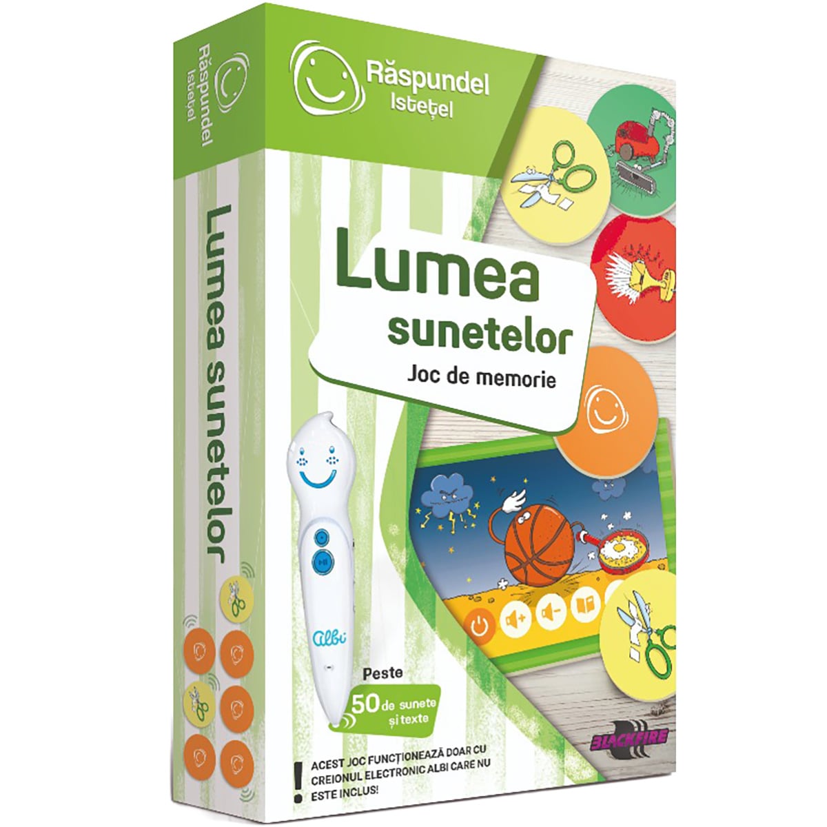 Joc de Memorie Lumea Sunetelor Raspundel Istetel