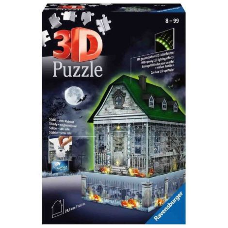 Puzzle Casa Bantuita 3D LED Ravensburger - imagine 2