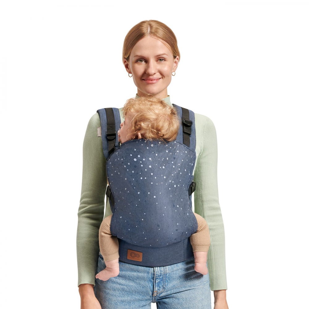 Marsupiu Kinderkraft Nino, Confetti Denim, pana la 20 kg - imagine 2