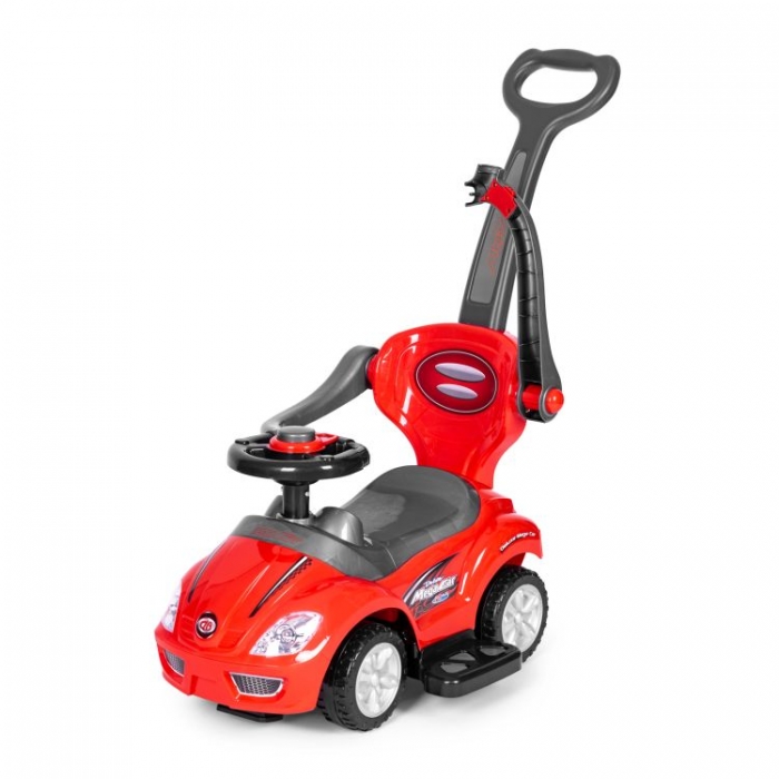Masinuta 3 in 1 Ecotoys 381 Rosu cu Maner - imagine 8