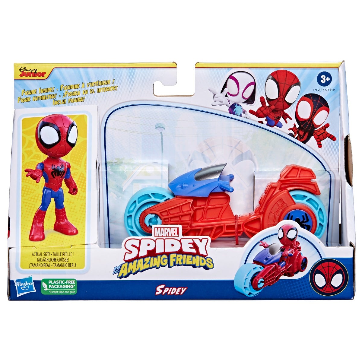 Set Spidey cu Motocicleta | Figurina Actiune 10 cm