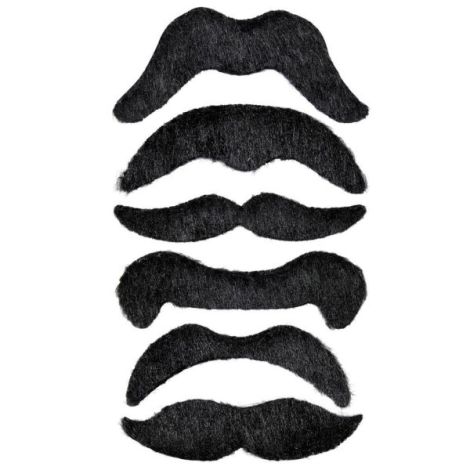 Set Mustăți Pirat Negre Widmann | Accesoriu Carnaval