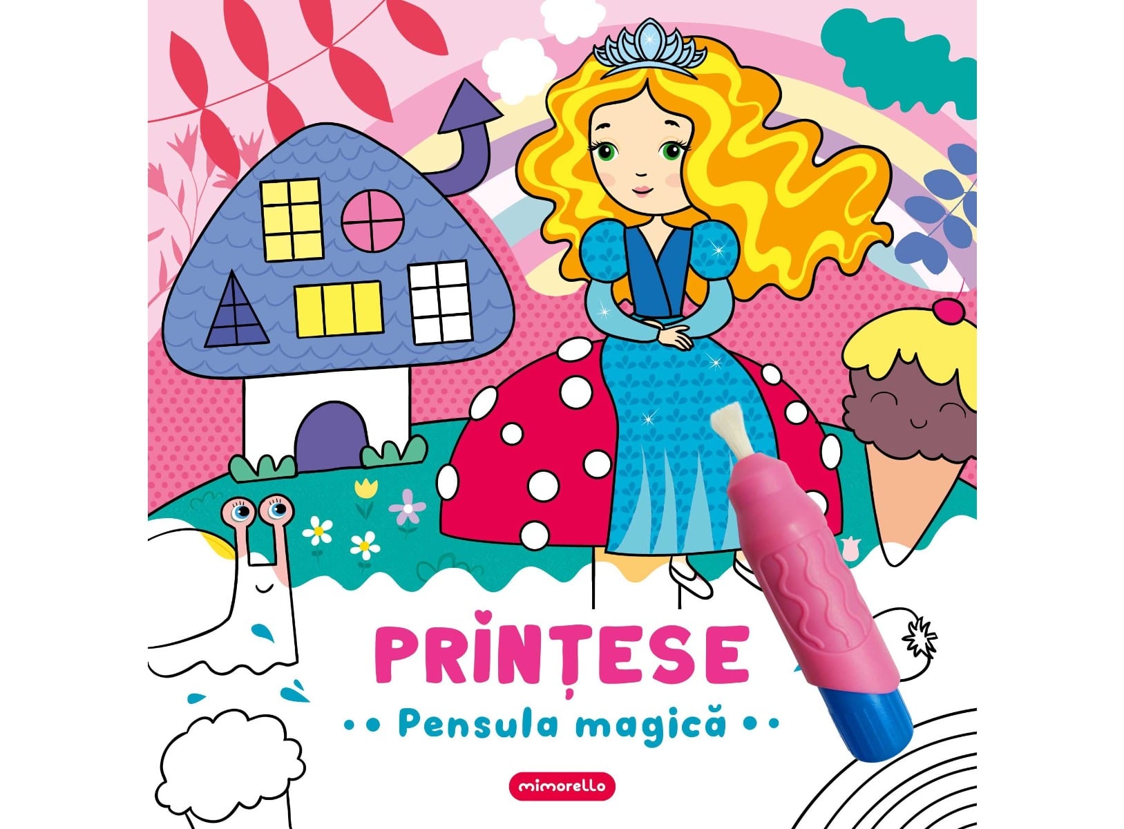 Kreativ Pensula Magică Printese - Colorat cu Apă