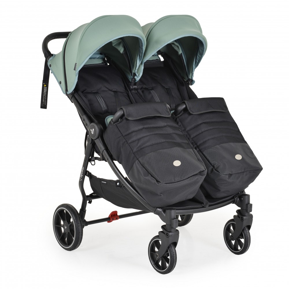 Cangaroo 2Gether - Carucior gemeni premium de la nastere