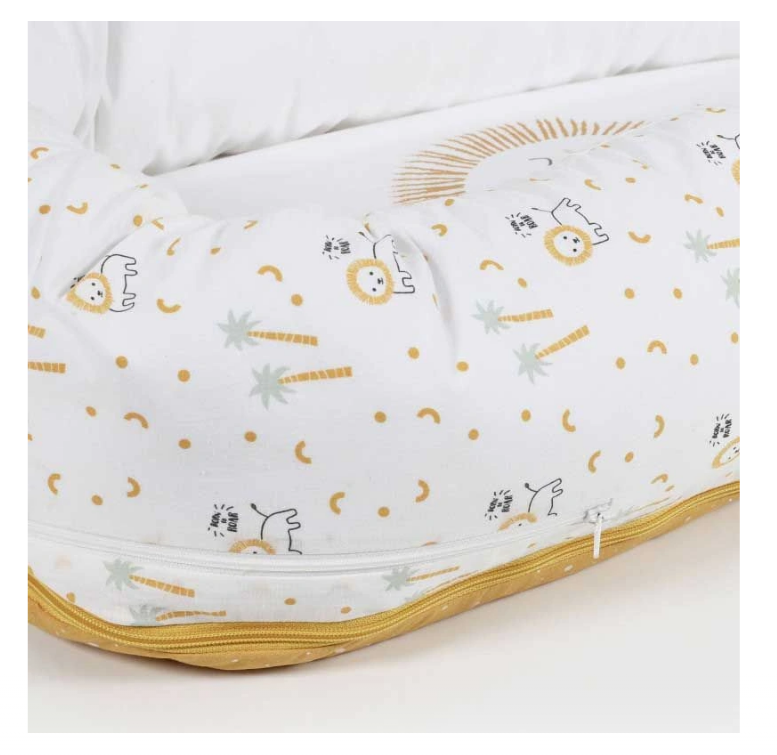 Babynest 2in1 Premium Bonjourbébé Bumbac Mustard - imagine 2