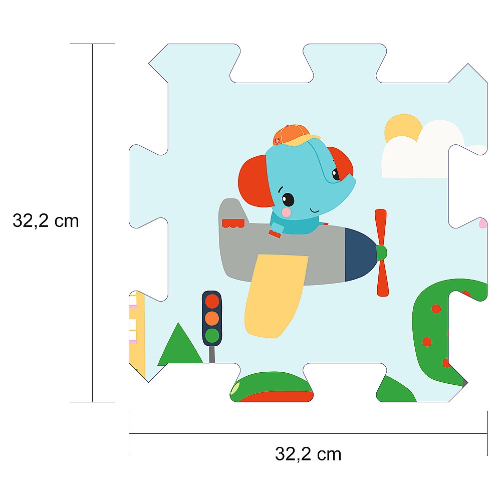 Puzzle Spuma Fisher Price Prietenii Simpatici - imagine 3