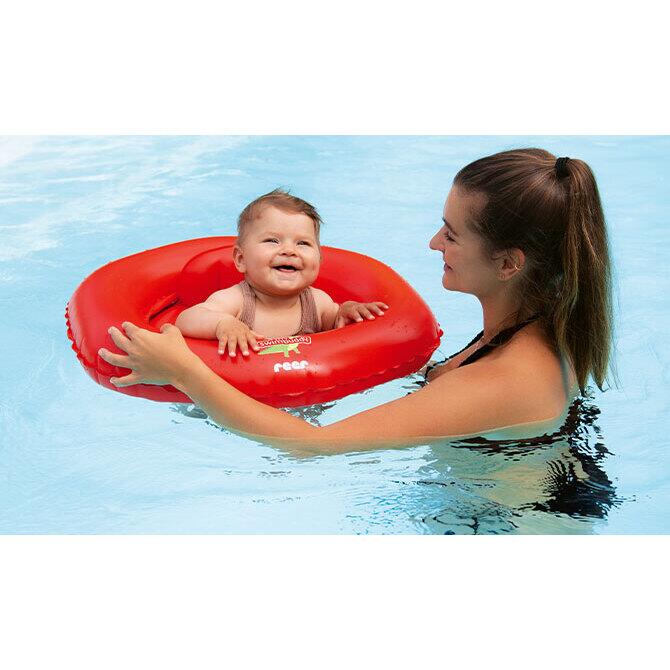 Colac Gonflabil Reer MySwimBuddy, 6-12 Luni, Roșu