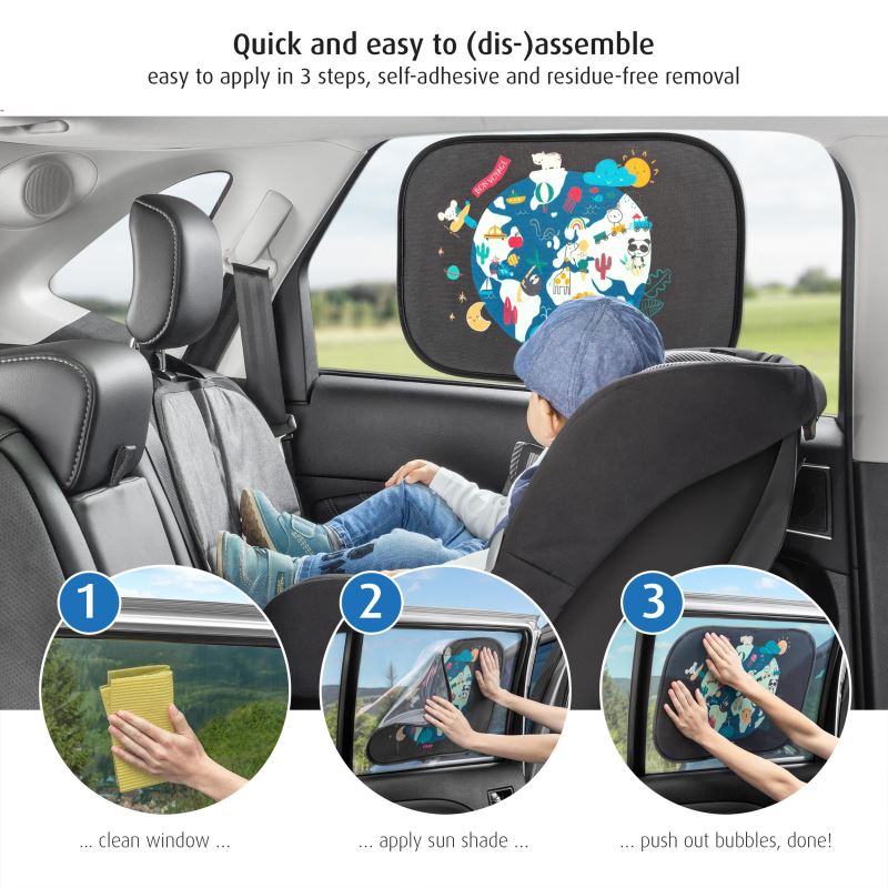 Set Parasolare Auto Reer TravelKid Sun - imagine 2