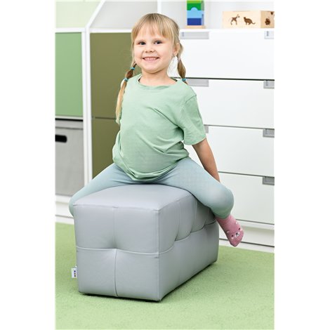 Fotoliu Puf Moje Bambino Gri - Confort Sigur pentru Copii - imagine 3
