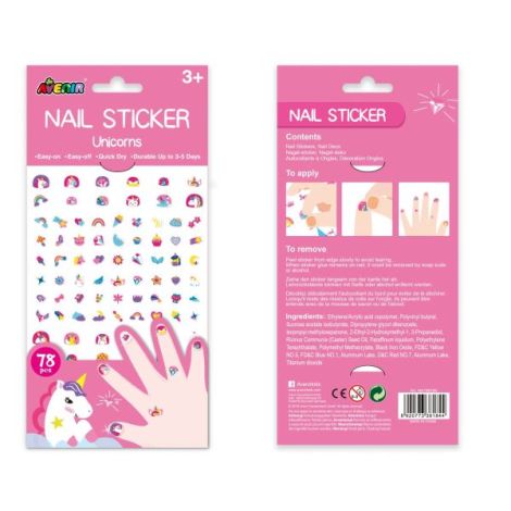 Stickere Unghii Unicorni Avenir pentru Copii - imagine 2