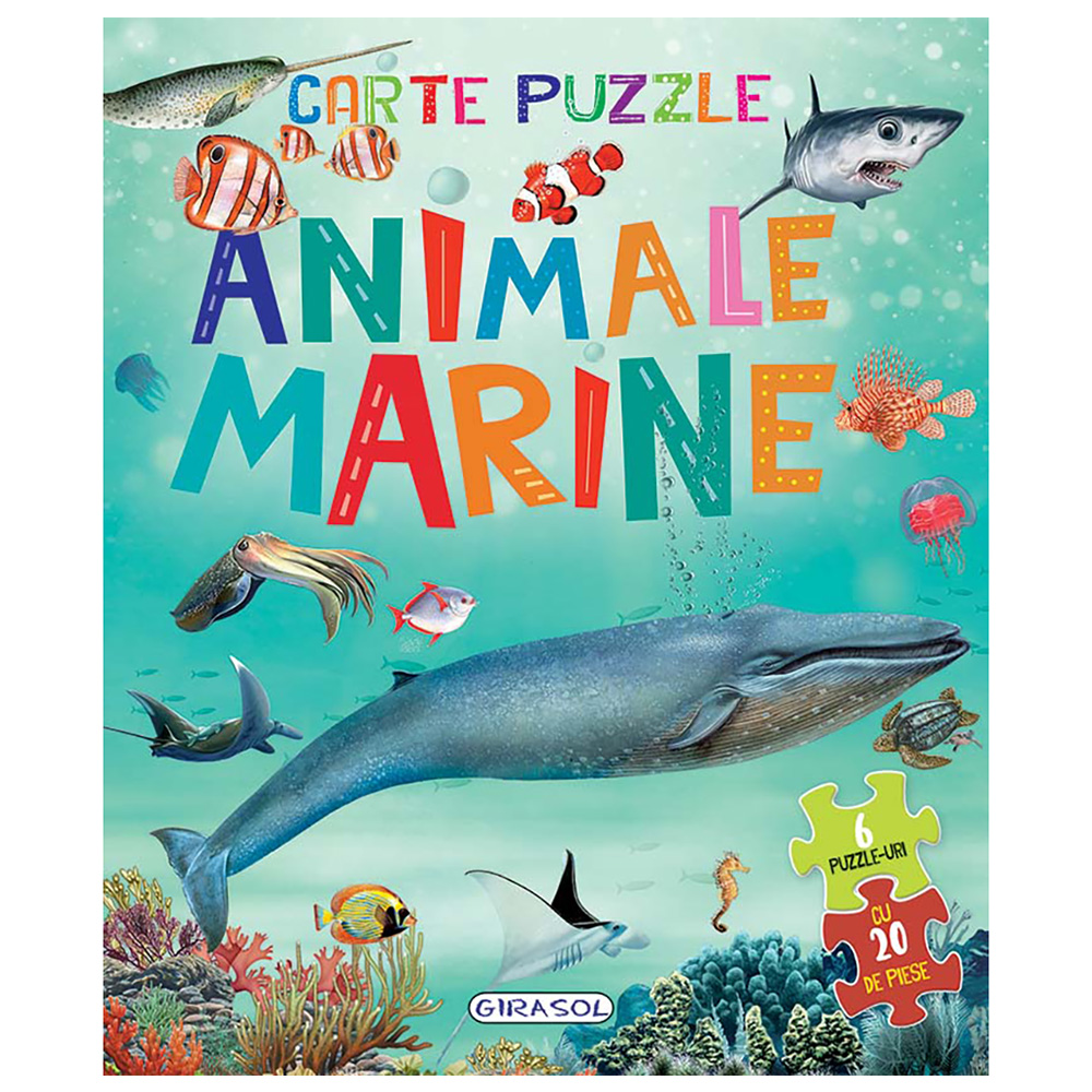 Carte 6 Puzzle-uri Animale Marine | Girasol