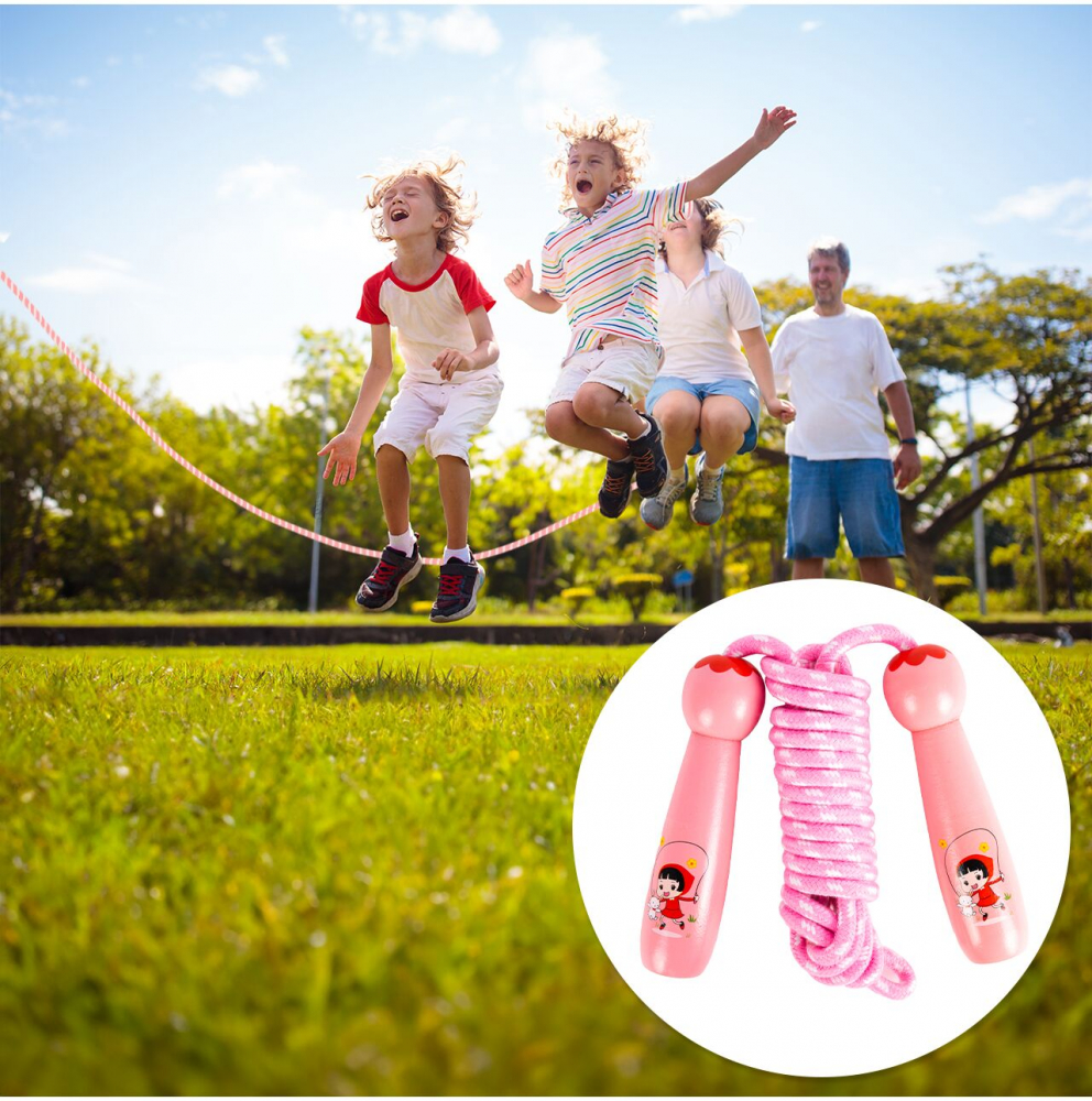 Coarda de sărit Pink Malplay 2.6 m, Jucării Exterior - imagine 9