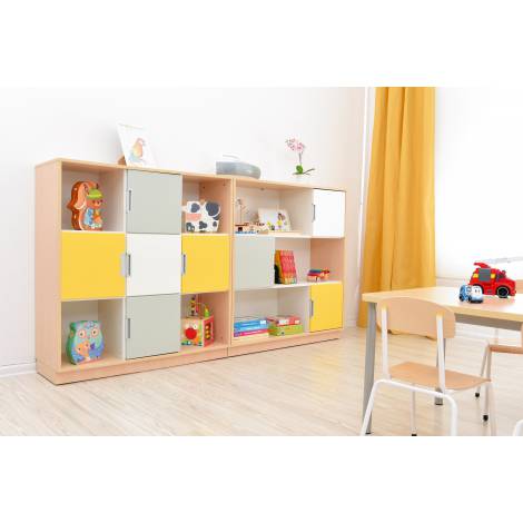 Dulap Gradinita Quadro L Moje Bambino, Artar, 9 Compartimente - imagine 7