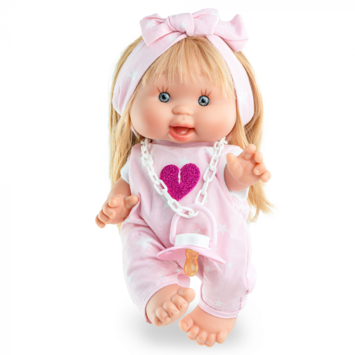 Păpușă Marina & Pau Sofi Roz 26 cm, Parfum de Vanilie