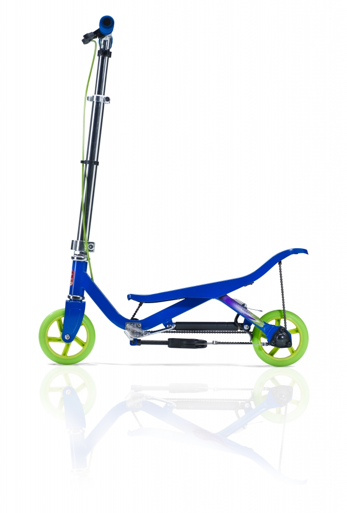 Space Scooter X360 Junior Albastru | Pliabilă și Suspensii