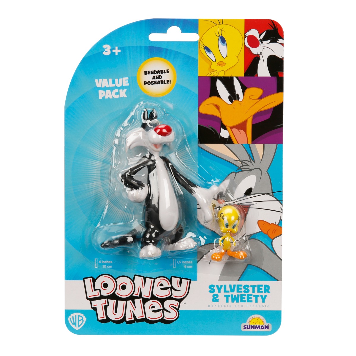 Set 2 Figurine Looney Tunes Tweety si Sylvester