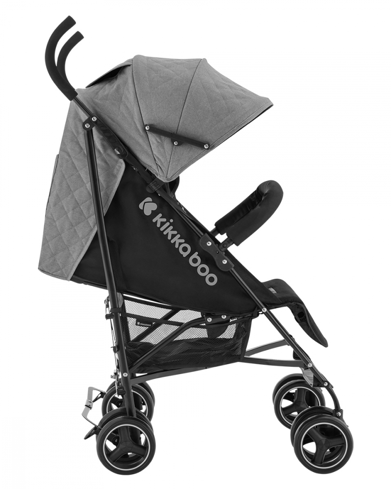 Carucior Sport KikkaBoo Beetle Grey, Pliere Umbrela - imagine 2