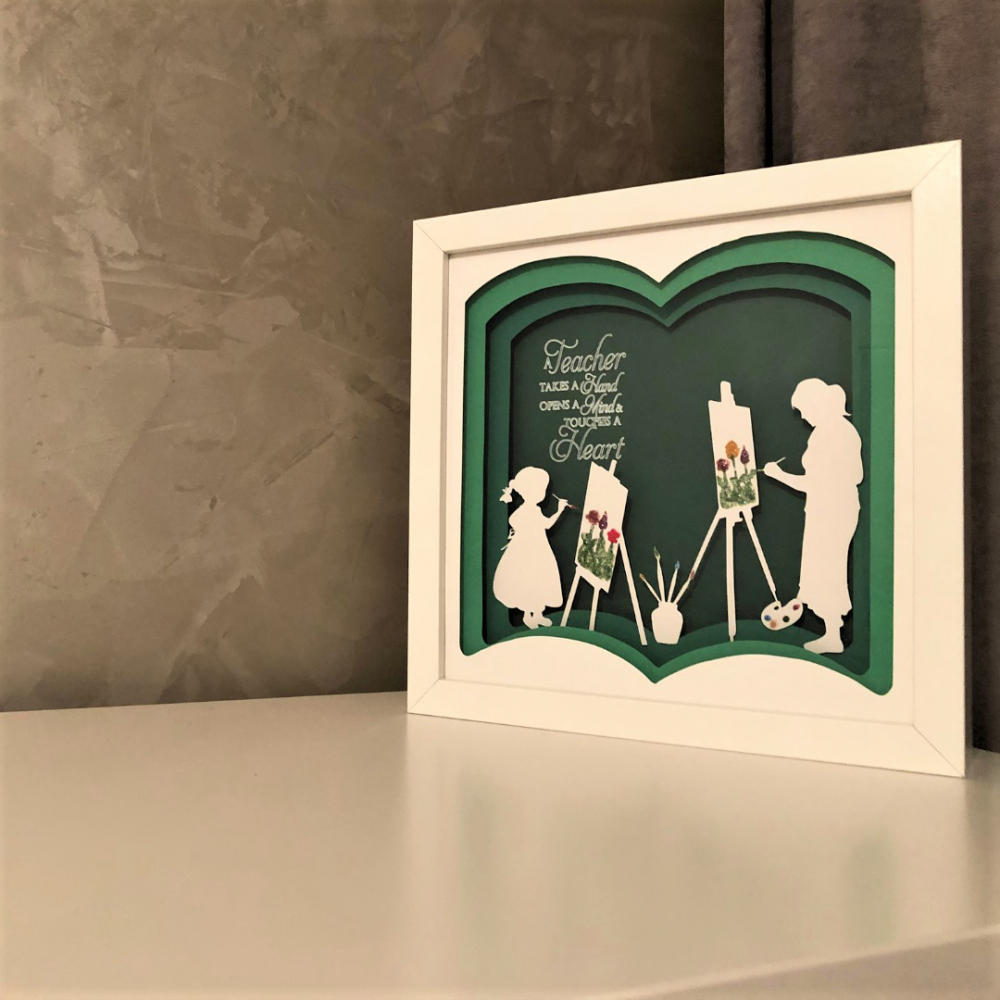 Tablou Luminos Invățătoare | Noorhandmadeatelier - imagine 6