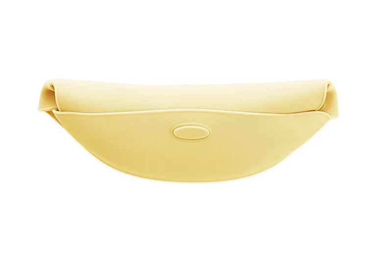 Baveta Minikoioi Flexi Bib Premium, Silicon, Mellow Yellow - imagine 2