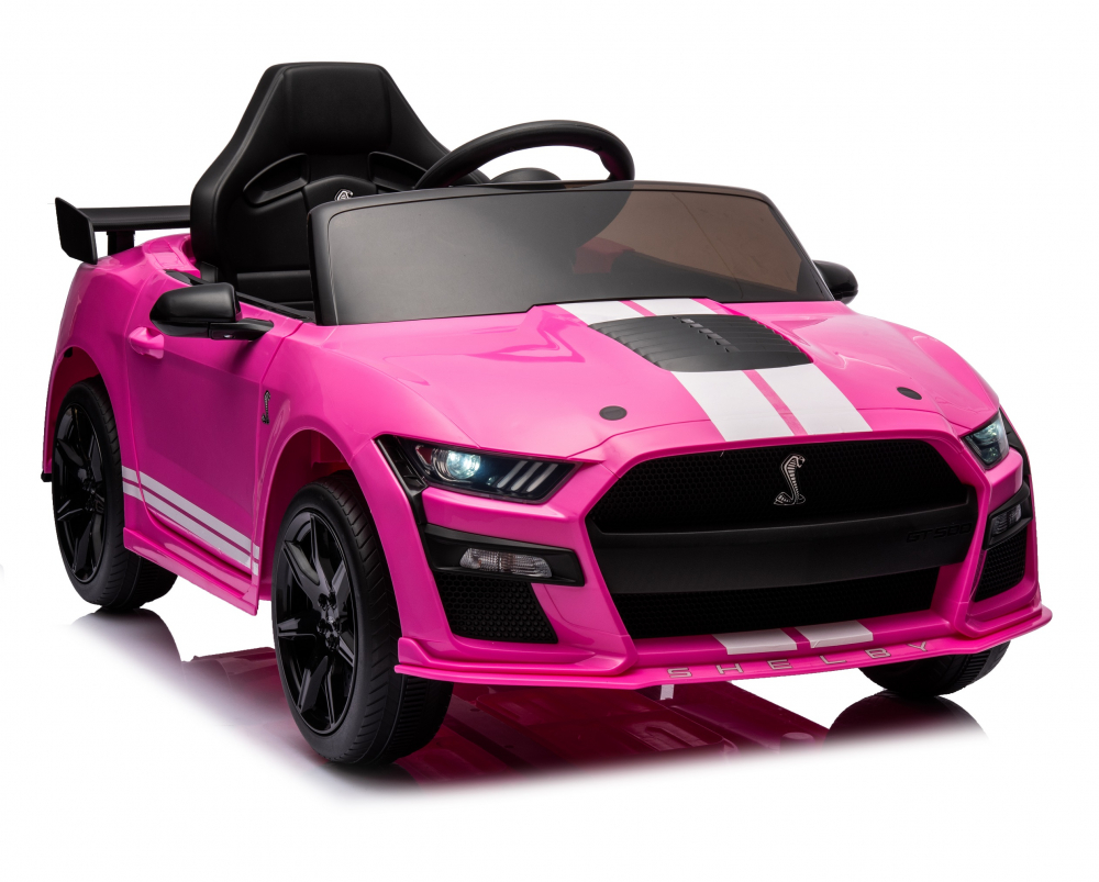 Mașinuță Ford Mustang Electrică Pink cu Telecomandă