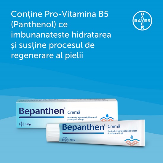 Bepanthen Crema Hidratare Profunda Bayer 100 g - imagine 3