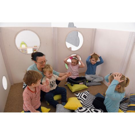 Complex Joacă Flora Moje Bambino - Lemn Interior - imagine 32