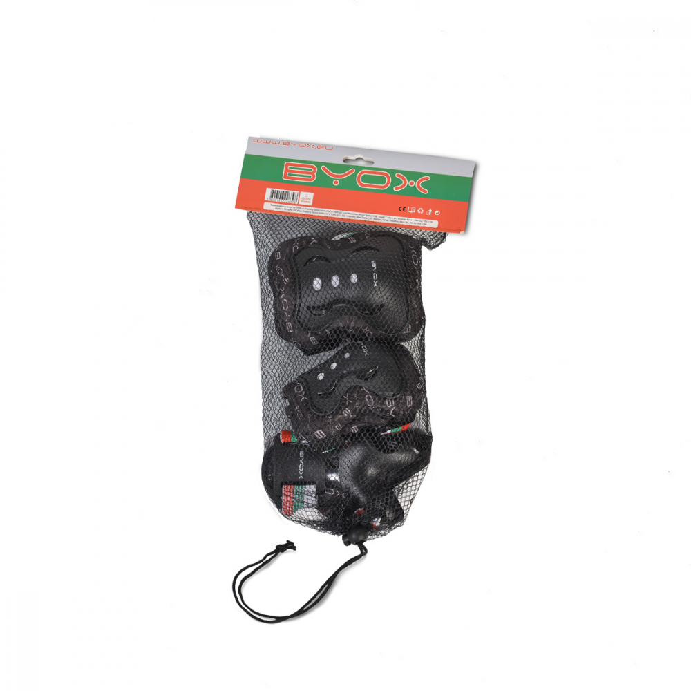 Byox Set protecții copii 25-50kg negru