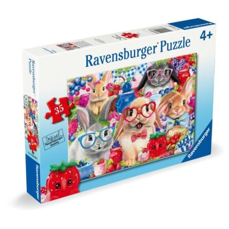 Puzzle Ravensburger Iepurasi 35 Piese Educativ - imagine 2