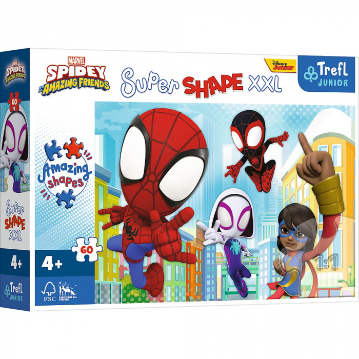 Puzzle Trefl Primo Super Shape Spiderman 60 Piese