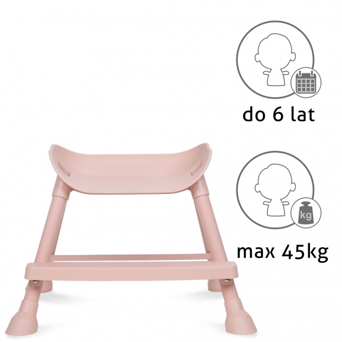 Scaun de Masa 4 în 1 Kidwell Eatan Pink - imagine 4