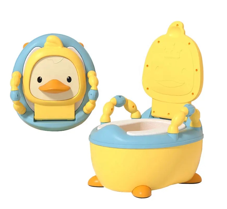 Olita Little Mom Yellow Duck cu Manere și Colac - imagine 11