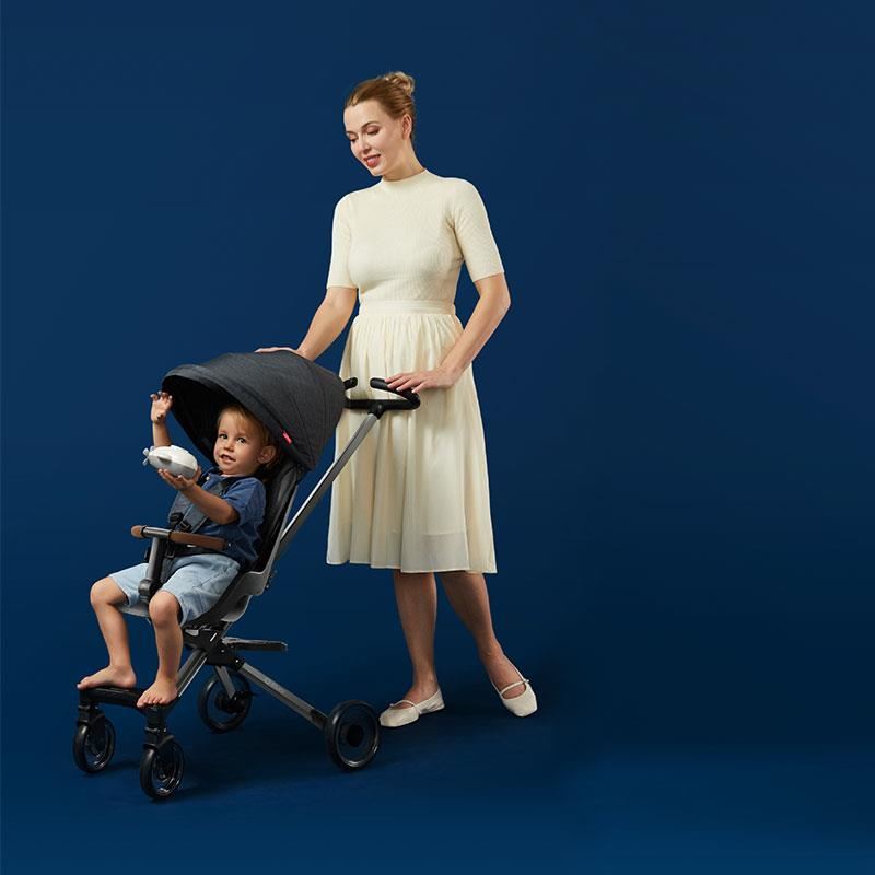 Qplay Easy - Carucior Sport Ultracompact Gri - imagine 6