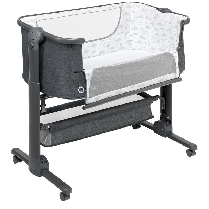 Patut Co-Sleeper Lionelo Timon 3in1 Pliabil Gri - imagine 3