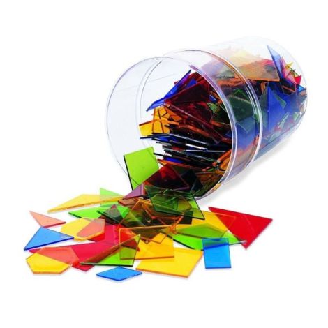 Poligoane Learning Resources - Set 450 Buc Geometrie