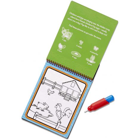 Carnet Colorat Apa Fermă Melissa & Doug - imagine 2