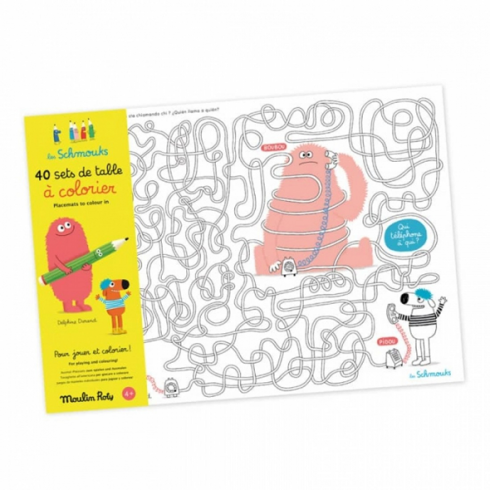 Suport Farfurii Colorat Monstruleti Moulin Roty