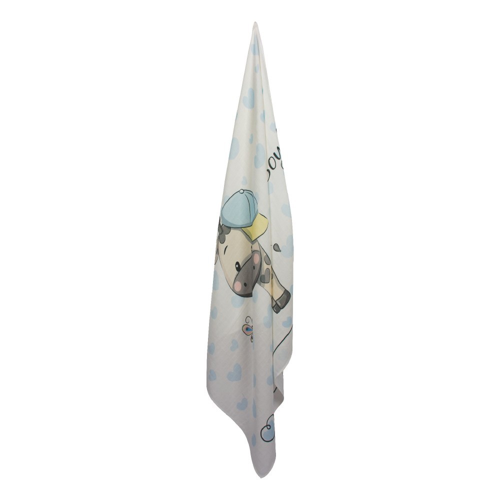 Scutec Muselina SeviBebe Girafa, Bumbac 90x90 cm