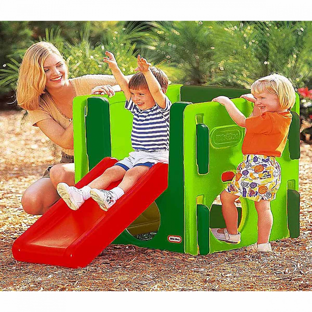 Little Tikes Junior Tobogan Verde - Spațiu de Joacă Exterior