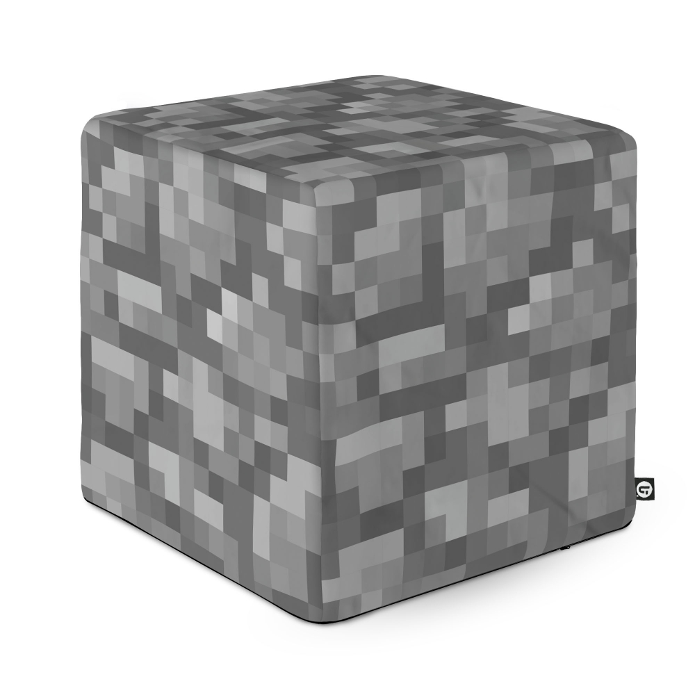 Taburet Cub Minecraft Updeco XL | Design Piatra - imagine 5