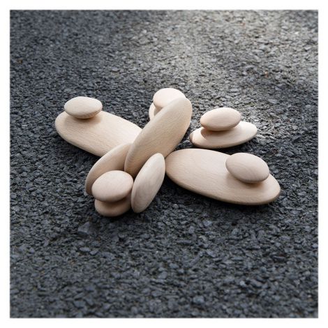 Joc Stivuit River Stones cu Carduri Guidecraft - imagine 6