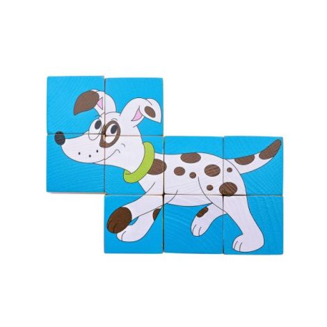 Puzzle Woodyland Animale Colorate - 6 în 1 - imagine 7