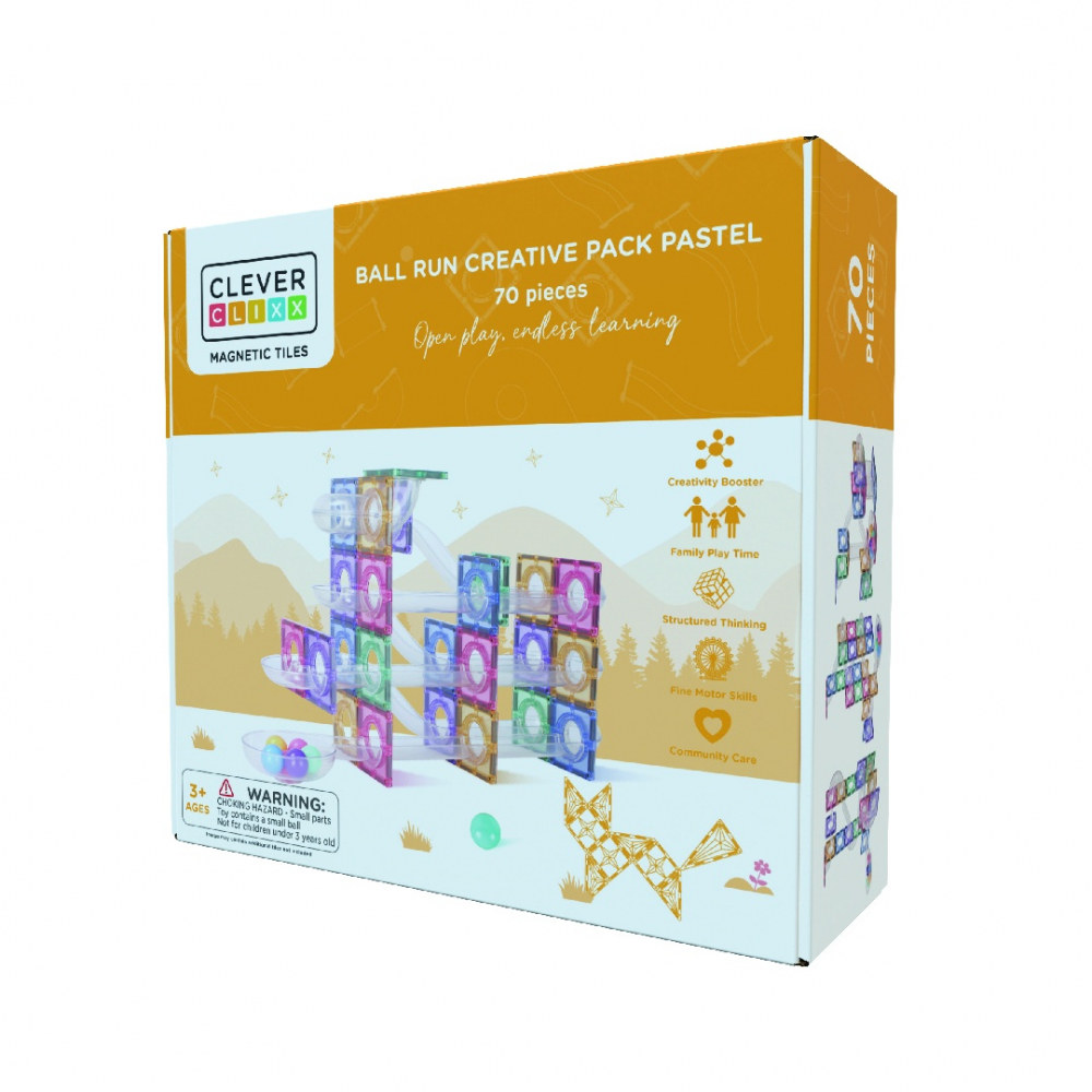 Cleverclixx Circuit Pastel 70 Piese Magnetic